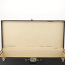 LOUIS VUITTON Trunk Leather Black Silver LV Auth 187706-20