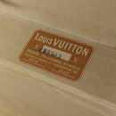 LOUIS VUITTON Trunk Leather Black Silver LV Auth 187706-12