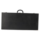 LOUIS VUITTON Trunk Leather Black Silver LV Auth 187706-2