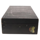 LOUIS VUITTON Trunk Leather Black Silver LV Auth 187706-3