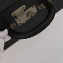 LOUIS VUITTON Trunk Leather Black Silver LV Auth 187706-7