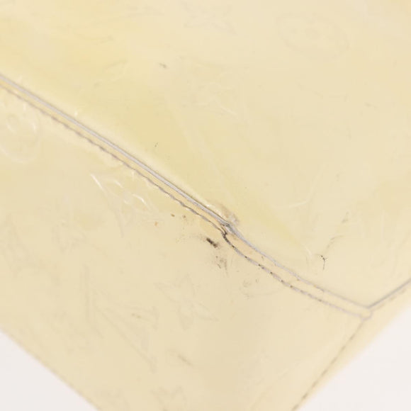 LOUIS VUITTON Monogram Vernis Reade PM Hand Bag Perle M91336 LV Auth 187720