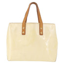 LOUIS VUITTON Monogram Vernis Reade PM Hand Bag Perle M91336 LV Auth 187720-13