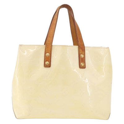 LOUIS VUITTON Monogram Vernis Reade PM Hand Bag Perle M91336 LV Auth 187720 - 0