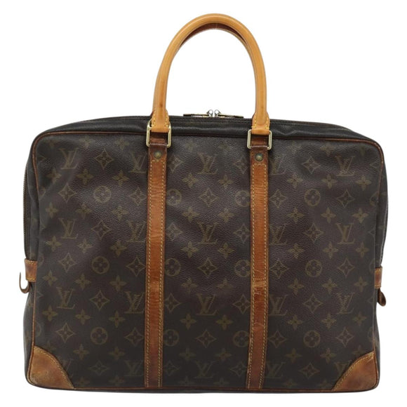 LOUIS VUITTON Monogram Porte Documents Voyage Business Bag M53361 Auth 187721