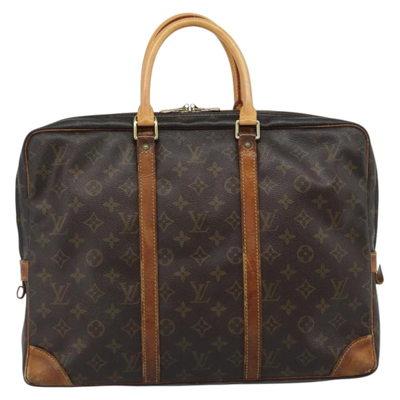 LOUIS VUITTON Monogram Porte Documents Voyage Business Bag M53361 Auth 187721