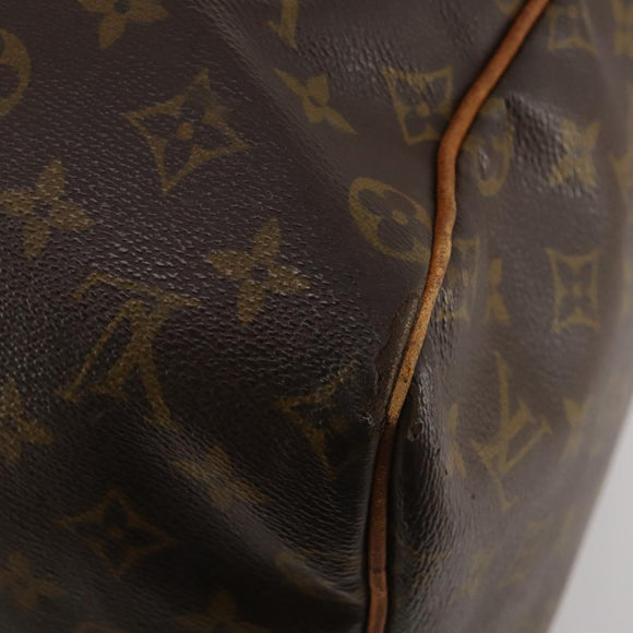 LOUIS VUITTON Monogram Keepall 55 Boston Bag M41424 LV Auth 187725