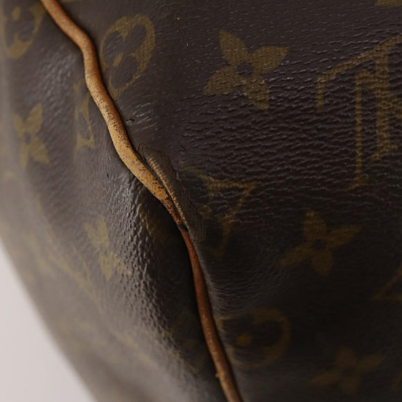 LOUIS VUITTON Monogram Keepall 55 Boston Bag M41424 LV Auth 187725