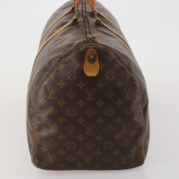 LOUIS VUITTON Monogram Keepall 55 Boston Bag M41424 LV Auth 187725