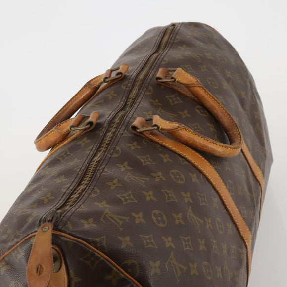 LOUIS VUITTON Monogram Keepall 55 Boston Bag M41424 LV Auth 187725