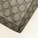 GUCCI GG Supreme Tote Bag PVC 2way Beige Gold 450950 Auth 187728M-19