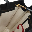 GUCCI GG Supreme Tote Bag PVC 2way Beige Gold 450950 Auth 187728M-26