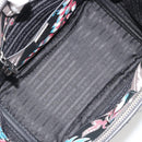PRADA Hand Bag Saffiano leather 2way Black Silver Auth 187729A-10
