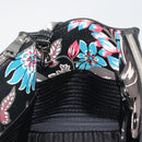 PRADA Hand Bag Saffiano leather 2way Black Silver Auth 187729A-23