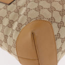 GUCCI GG Canvas Sherry Line Tote Bag Beige Red 019 0401 Auth 187732A-9