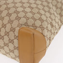 GUCCI GG Canvas Sherry Line Tote Bag Beige Red 019 0401 Auth 187732A-16