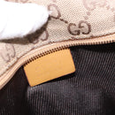 GUCCI GG Canvas Sherry Line Tote Bag Beige Red 019 0401 Auth 187732A-19