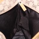 GUCCI GG Canvas Sherry Line Tote Bag Beige Red 019 0401 Auth 187732A-20