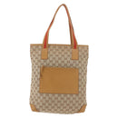 GUCCI GG Canvas Sherry Line Tote Bag Beige Red 019 0401 Auth 187732A-13