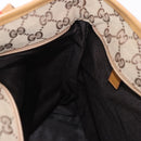 GUCCI GG Canvas Sherry Line Tote Bag Beige Red 019 0401 Auth 187732A-21