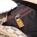 GUCCI GG Canvas Sherry Line Tote Bag Beige Red 019 0401 Auth 187732A-22