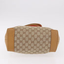 GUCCI GG Canvas Sherry Line Tote Bag Beige Red 019 0401 Auth 187732A-5