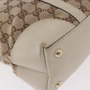 GUCCI GG Canvas Tote Bag Beige Gold 257069 Auth 187734-8