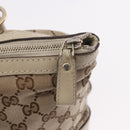 GUCCI GG Canvas Tote Bag Beige Gold 257069 Auth 187734-19