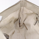 GUCCI GG Canvas Tote Bag Beige Gold 257069 Auth 187734-22