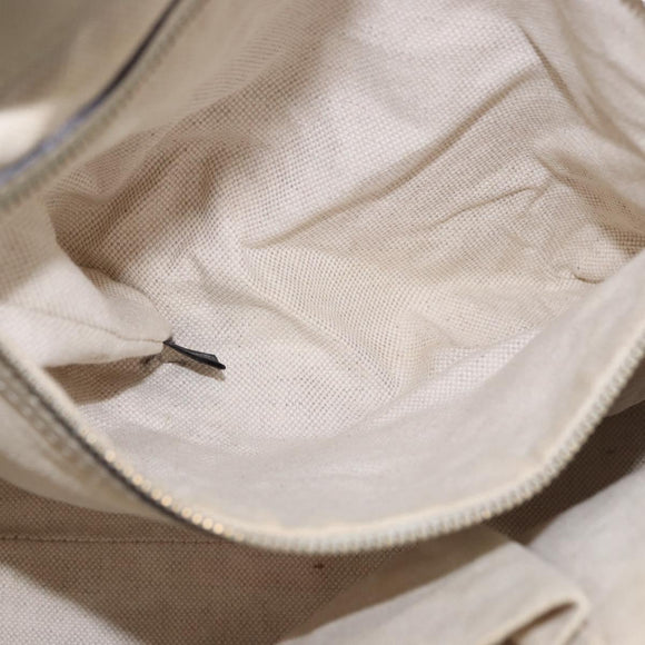 GUCCI GG Canvas Tote Bag Beige Gold 257069 Auth 187734