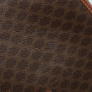 CELINE Macadam Canvas Shoulder Bag PVC Leather Brown Gold Auth 187736-9