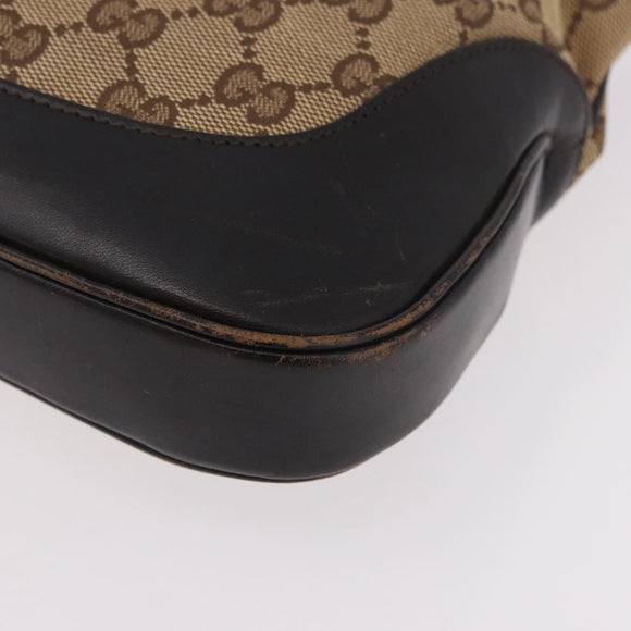 GUCCI GG Canvas Jackie Web Sherry Line Bag Beige Red 001 3306 3444 Auth 187739
