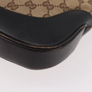 GUCCI GG Canvas Jackie Web Sherry Line Bag Beige Red 001 3306 3444 Auth 187739-13