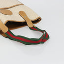 GUCCI GG Supreme Web Sherry Line Tote Bag PVC White Red 002 904 0223 Auth 187740-7
