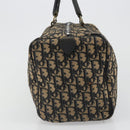 Christian Dior Trotter Canvas Hand Bag Navy Silver Auth 187741-3