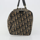 Christian Dior Trotter Canvas Hand Bag Navy Silver Auth 187741-4