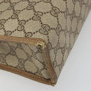 GUCCI GG Supreme Web Sherry Line Tote Bag PVC Beige Red 89 02 997 Auth 187743-16