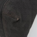 GUCCI GG Canvas Shoulder Bag Brown 101292 Auth 187746A-10