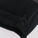 HERMES Fourre Tout PM Hand Bag cotton Black Silver Auth 187747A-10