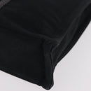 HERMES Fourre Tout PM Hand Bag cotton Black Silver Auth 187747A-11