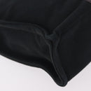 HERMES Fourre Tout PM Hand Bag cotton Black Silver Auth 187747A-12