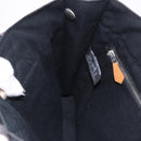 HERMES Fourre Tout PM Hand Bag cotton Black Silver Auth 187747A-18