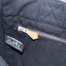 HERMES Fourre Tout PM Hand Bag cotton Black Silver Auth 187747A-19