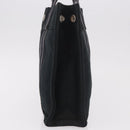 HERMES Fourre Tout PM Hand Bag cotton Black Silver Auth 187747A-5