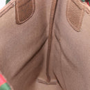 GUCCI GG Supreme Web Sherry Line Tote Bag PVC Beige Red Auth 187749A-19