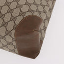 GUCCI GG Supreme Tote Bag PVC Beige Gold 89 02 904 Auth 187750A-11