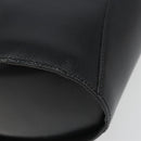 Christian Dior Shoulder Bag Leather Black Gold Auth 187754A-15