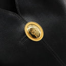 Christian Dior Shoulder Bag Leather Black Gold Auth 187754A-17
