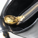 Christian Dior Shoulder Bag Leather Black Gold Auth 187754A-18