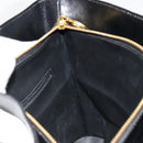 Christian Dior Shoulder Bag Leather Black Gold Auth 187754A-19